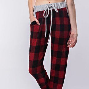 CHECKERED JOGGERS